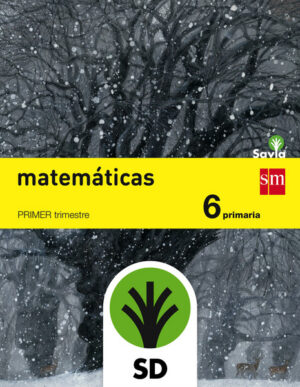 Portada del producto:  SD Alumno. Matemáticas. 6 Primaria. Savia