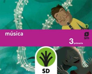 Portada del producto:  SD Alumno. Música. 3 Primaria. Savia