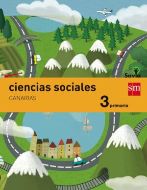 Portada del producto:  SD Alumno. Ciencias sociales. 3 Primaria. Savia. Canarias