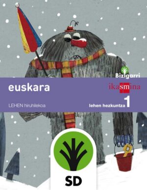 Portada del producto:  SD Alumno. Euskara. 1 Lehen Hezkuntza. Bizigarri