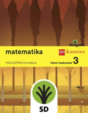 Portada del producto:  SD Alumno. Matematika. Lehen Hezkuntza 3. Bizigarri