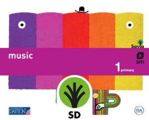 Portada del producto:  SD Alumno. Music. 1 Primary. Savia