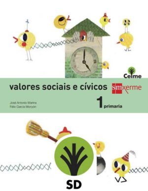 Portada del producto:  SD Alumno. Valores sociais e cívicos. 1 Primaria. Celme