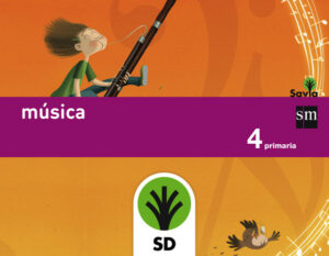 Portada del producto:  SD Alumno. Música. 4 Primaria. Savia