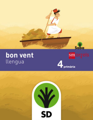 Portada del producto:  SD Alumno. Llengua, bon vent. 4 Primària. Saba