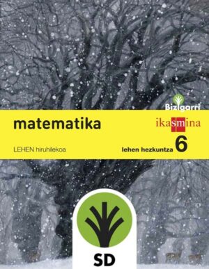 Portada del producto:  SD Alumno. Matematika. Lehen Hezkuntza 6. Bizigarri