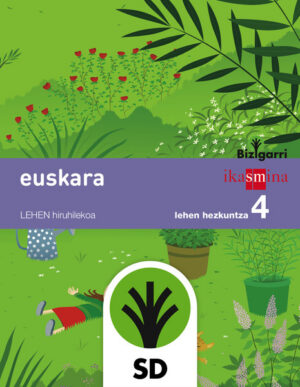 Portada del producto:  SD Alumno. Euskara. Lehen Hezkuntza 4. Bizigarri