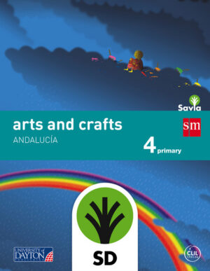 Portada del producto:  SD Alumno. Arts and crafts. 4 Primary. Savia. Andalucía