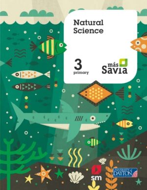 Portada del producto:  SD Alumno. Natural science. 3 Primary. Más Savia. Pupil’s Book
