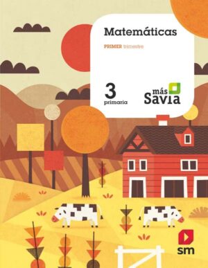 Portada del producto:  SD Alumno. Matemáticas. 3 Primaria. Más Savia.
