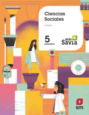Portada del producto:  SD Alumno. Ciencias sociales. 5 Primaria.Más Savia.