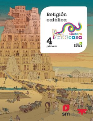 Portada del producto:  SD Alumno. Religión católica. 4 Primaria Nuestra casa