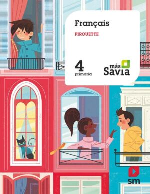 Portada del producto:  SD Alumno. Francés Pirouette. 4 Primaria. Más Savia