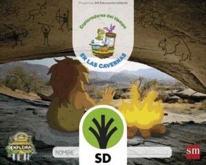 Portada del producto:  SD Alumno. En las cavernas. (Exploradores del tiempo Nivel 1). Explora