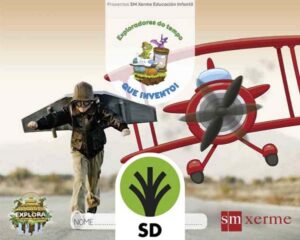 Portada del producto:  SD Alumno. Que invento! (Exploradores do tempo Nivel 2). Explora