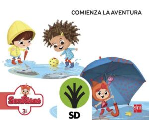 Portada del producto:  SD Alumno. Comienza la aventura. 3 años. Unidad didáctica