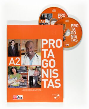 Portada del producto:  Protagonistas A2. Libro del alumno + CD [Internacional]