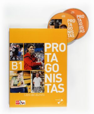Portada del producto:  Protagonistas B1. Libro del alumno + CD [Internacional]