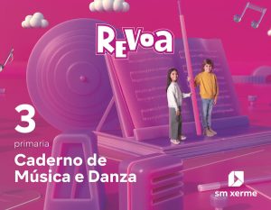 Portada del producto:  Caderno de Música e Danza. 3 Primaria. Revoa