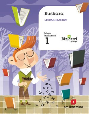 Portada del producto:  Euskara. letrak ikaste 1. lehen hezkuntza. Bizigarri Gehiago