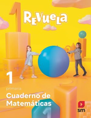 Portada del producto:  Cuaderno de Matemáticas. 1 Primaria. Revuela