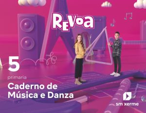 Portada del producto:  Caderno de Música e Danza. 5 Primaria. Revoa