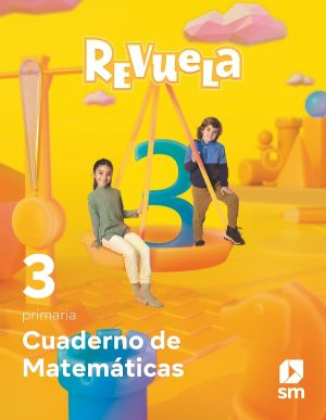 Portada del producto:  Cuaderno de Matemáticas. 3 Primaria. Revuela