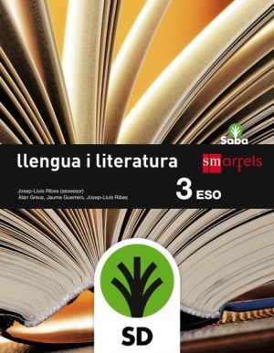 Portada del producto:  SD Alumno. Llengua i literatura. 3 ESO. Saba