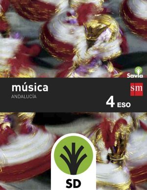 Portada del producto:  SD Alumno. Música. 4 ESO. Savia. Andalucía