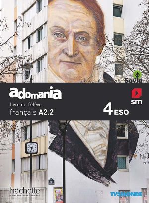 Portada del producto:  SD Alumno. Francés Adomania. 4 ESO. Savia