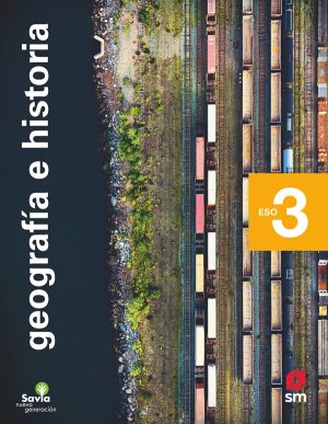 Portada del producto:  SD Alumno. Geografía e historia. 3 ESO. Savia Nueva Generación.