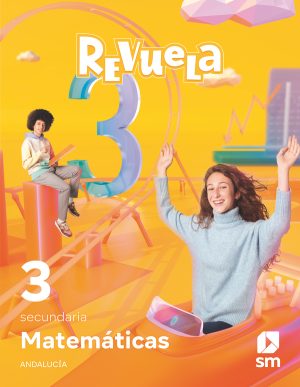 Portada del producto:  DA. Matemáticas. 3 Secundaria. Revuela. Andalucía