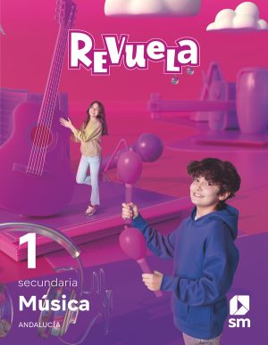 Portada del producto:  DA. Música. 1 Secundaria. Revuela. Andalucía
