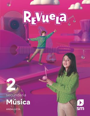 Portada del producto:  DA. Música. 2 Secundaria. Revuela. Andalucía