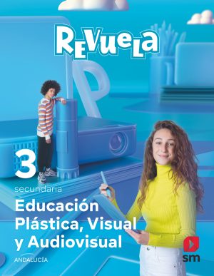 Portada del producto:  DA. Educación Plástica, Visual y Audiovisual. 3 Secundaria. Revuela. Andalucía