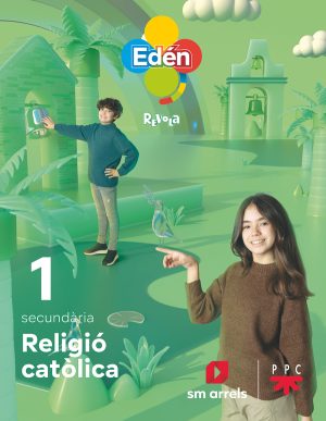 Portada del producto:  DA. Religió catòlica. 1 ESO Edén. Revola (Valenciano)
