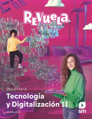 Portada del producto:  DA. Tecnología y Digitalización II. Secundaria. Revuela. Andalucía