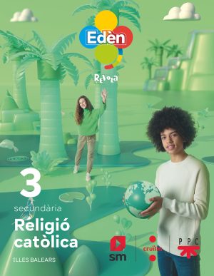 Portada del producto:  DA. Religió catòlica. 3 ESO Edèn. Revola (Baleares)