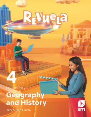Portada del producto:  DA. Geography and History. 4 Secondary. Revuela