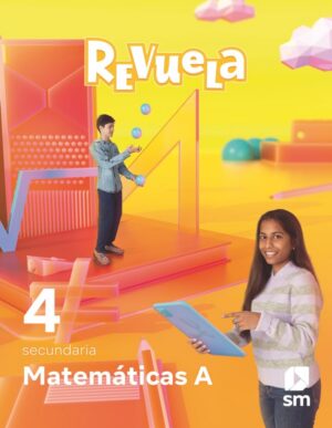 Portada del producto:  DA. Matemáticas A. 4 Secundaria. Revuela