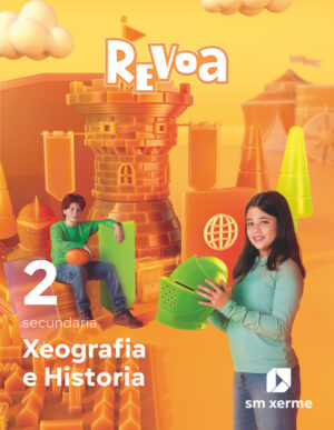 Portada del producto:  DA. Xeografía e historia. 2 Secundaria. Revoa