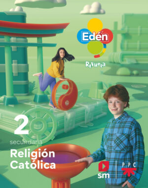 Portada del producto:  DA. Religión católica. 2 Secundaria. Edén. Revuela