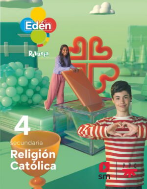Portada del producto:  DA. Religión católica. 4 Secundaria. Edén. Revuela