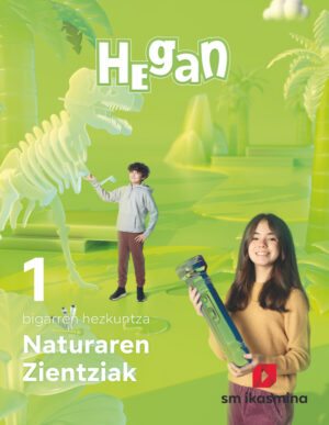 Portada del producto:  DA. Naturaren Zientziak. 1 bigarren hezkuntza. Hegan