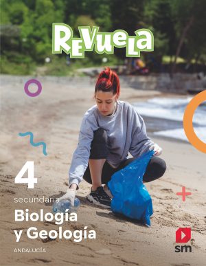 Portada del producto:  DA. Biología y Geología. 4 Secundaria. Revuela. Andalucía