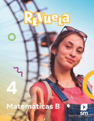 Portada del producto:  DA. Matemáticas B. 4 Secundaria. Revuela. Andalucía
