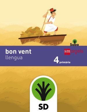 Portada del producto:  SD Alumno. Llengua, bon vent. 4 Primària. Saba