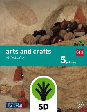 Portada del producto:  SD Alumno. Arts and crafts. 5 Primary. Savia. Andalucía