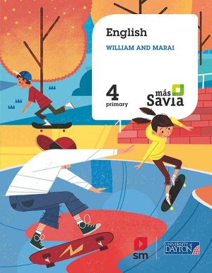 Portada del producto:  SD Alumno. English for Plurilingual Schools. 4 Primary. Más Savia
