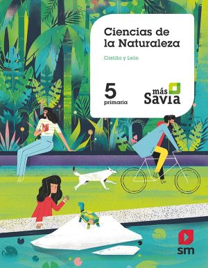 Portada del producto:  SD Alumno. Ciencias de la naturaleza. 5 Primaria. Más Savia. Castilla y León